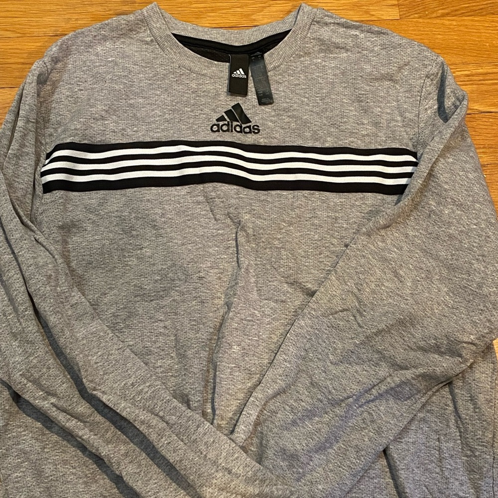 Adidas Grey Crewneck